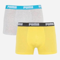 Труси-боксери Puma BASIC BOXER 2P сірий, жовтий Чол XL 521015001-006 XL