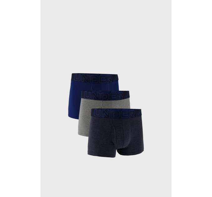 Труси UA M Perf Cotton 3in синій, сірий, темно-синій Чол 2XL 1383891-410 2XL