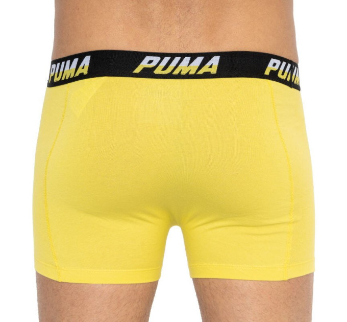 Труси-боксери Puma Logo AOP Boxer 2-pack M yellow/gray 501003001-020