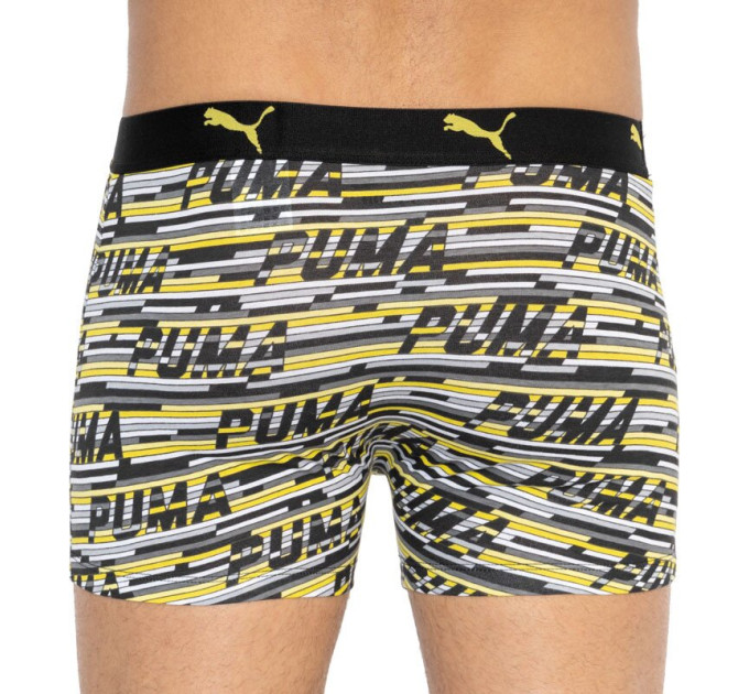 Труси-боксери Puma Logo AOP Boxer 2-pack M yellow/gray 501003001-020