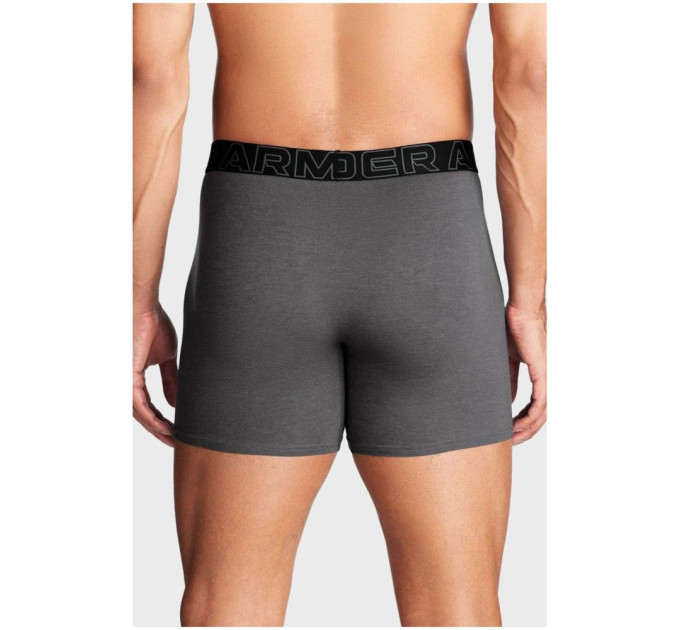 Чоловічі Труси Underwear Boxers UA PERFORMANCE COTTON - SOLID 6 3PK Сірий L (1383889-025 L)