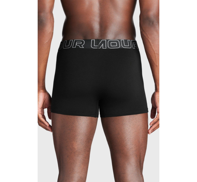 Чоловічі Труси M UA Perf Cotton 3in Чорний 2XL (1383891-001 2XL)