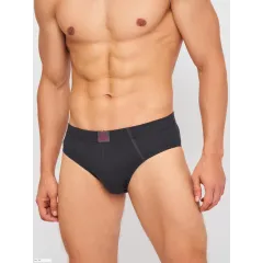 Труси сліп Kappa Slip Uomo Elastico Ric. c/etichetta Logo антрацит M Чоловік K1101 Antracite-M