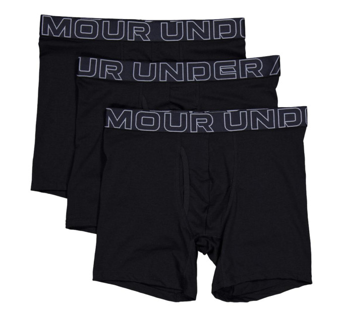 Чоловічі Труси M UA Perf Cotton 3in Чорний L (1383889-001 L)