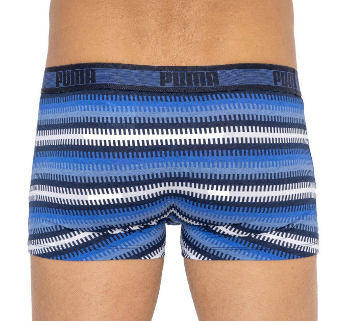 Труси-боксери Puma Worldhood Stripe Trunk 2-pack XL gray/blue 501004001-010