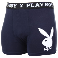 Труси-боксери Playboy Men's Underwear Classic 1-pack S blue ANNYA-0309 Труси-боксери Playboy Men's Underwear Classic 1-pack S blue ANNYA-0309