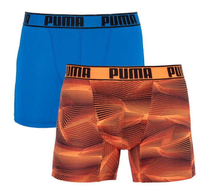 Труси-боксери Puma Active Boxer 2-pack S blue/orange 501010001-030