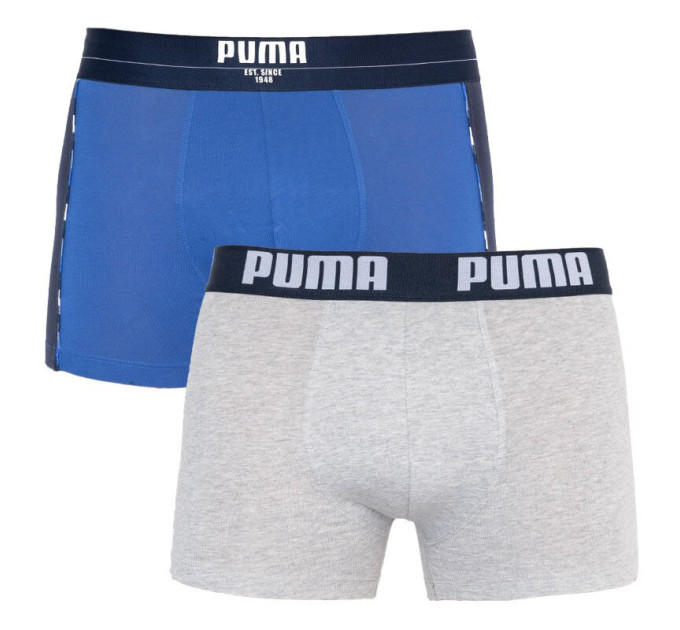 Труси-боксери Puma Statement Boxer 2-pack XL blue/gray 501006001-010