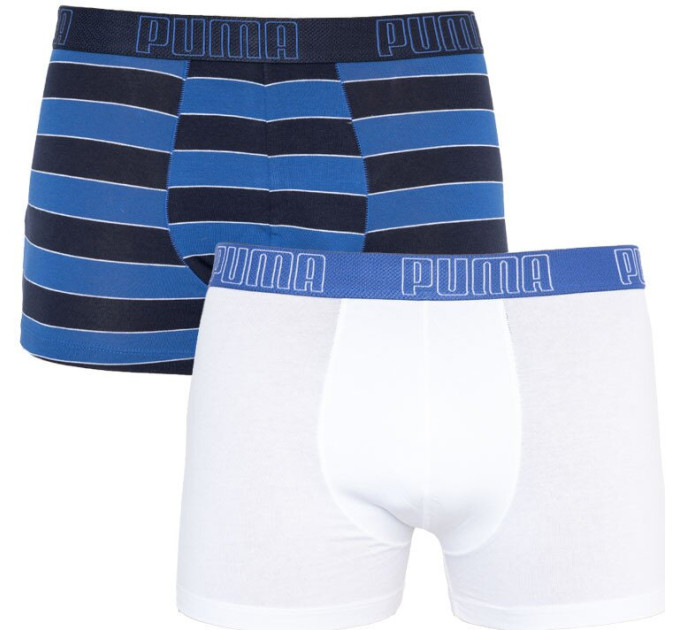 Труси-боксери Puma Bold Stripe Boxer 2-pack M blue/black/white 501001001-010