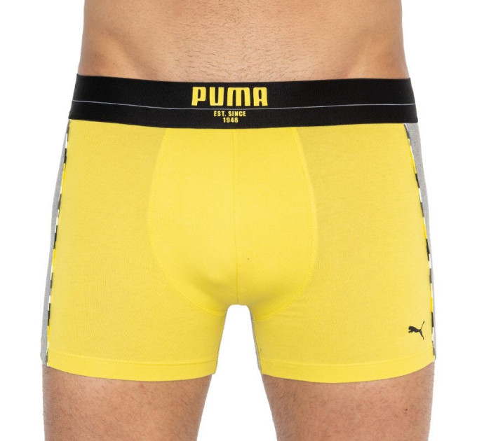 Труси-боксери Puma Statement Boxer 2-pack S gray/yellow 501006001-020