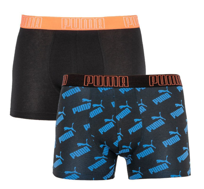 Труси-боксери Puma Big Logo AOP Boxer 2-pack S black/blue 501012001-030