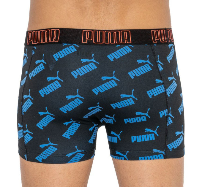 Труси-боксери Puma Big Logo AOP Boxer 2-pack S black/blue 501012001-030