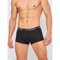 Труси-боксери Kappa Boxer Uomo Elastico Esterno logato чорний M Чоловік K1211 Nero-M