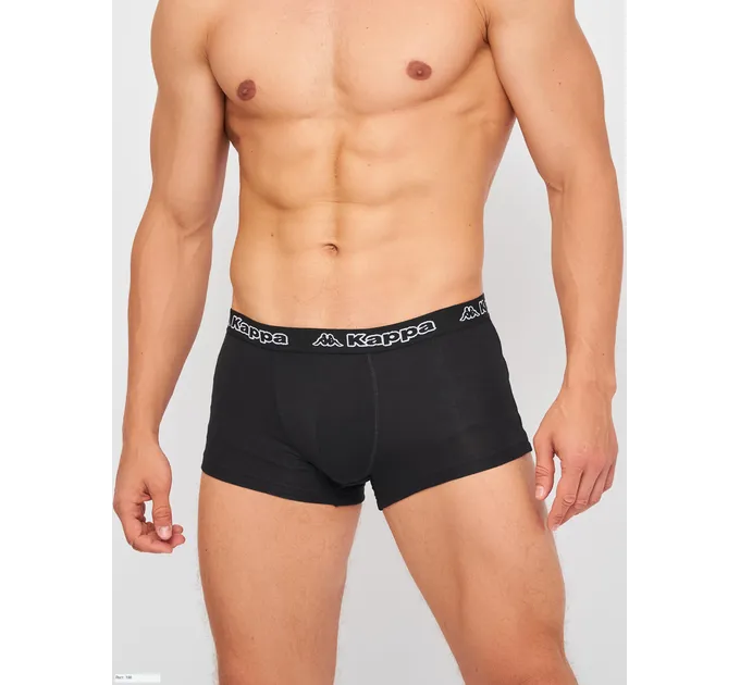 Труси-боксери Kappa Boxer Uomo Elastico Esterno logato чорний M Чоловік K1211 Nero-M Труси-боксери Kappa Boxer Uomo Elastico Esterno logato чорний M Чоловік K1211 Nero-M