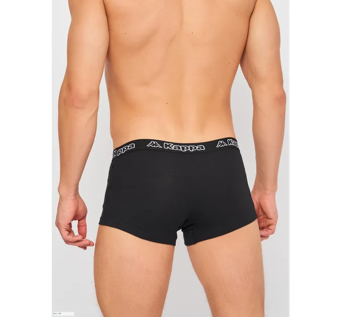 Труси-боксери Kappa Boxer Uomo Elastico Esterno logato чорний M Чоловік K1211 Nero-M