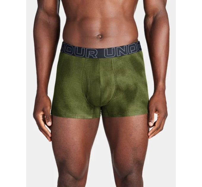 Труси UA PERFORMANCE COTTON - SOLID 3 IN 3PK Зелений, Сірий, Чорний L (1383892-391 L)