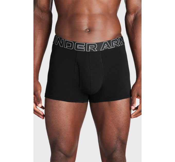 Чоловічі Труси M UA Perf Cotton 3in Чорний M (1383891-001 M)