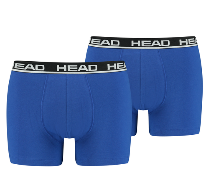 Труси-боксери Head BASIC BOXER 2P Блакитний, Чорний M (701202741-006)