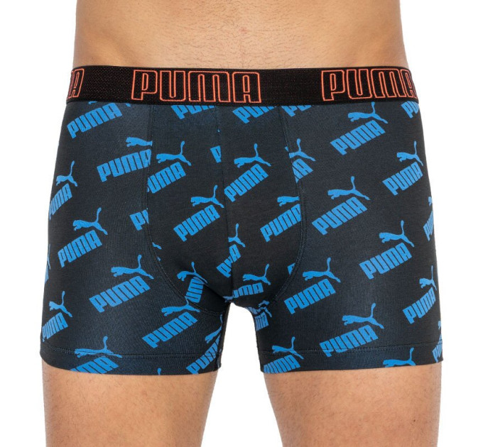 Труси-боксери Puma Big Logo AOP Boxer 2-pack M black/blue 501012001-030