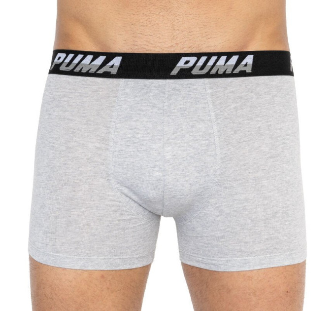 Труси-боксери Puma Logo AOP Boxer 2-pack S gray/white/black 501003001-200