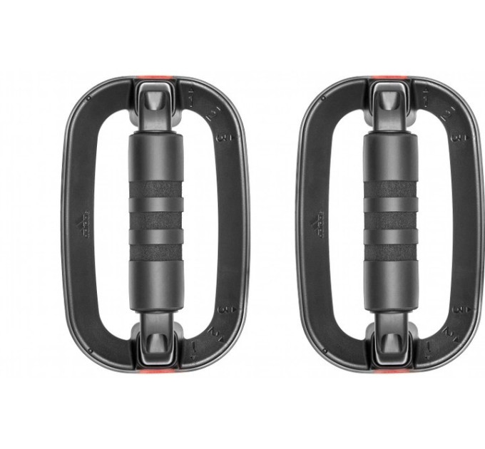 Упори для віджимання Adidas Performance Push Up Bars чорний Уні 20,7 x 13 x 11,7 см ADAC-12232