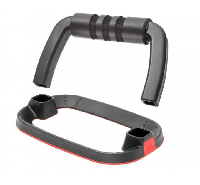 Упори для віджимання Adidas Performance Push Up Bars чорний Уні 20,7 x 13 x 11,7 см ADAC-12232