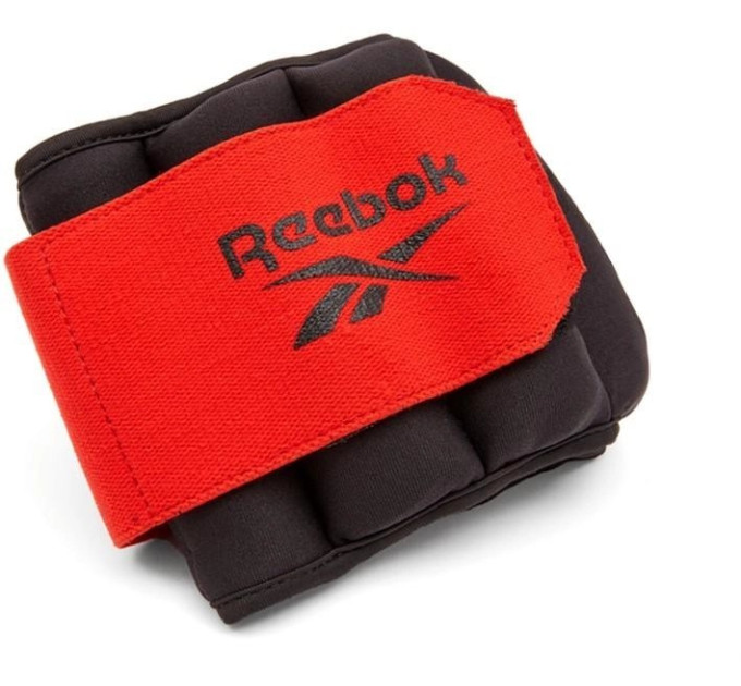 Обважнювачі зап'ястя Reebok Flexlock Wrist Weights чорний, червоний Уні 0.5 кг RAWT-11260
