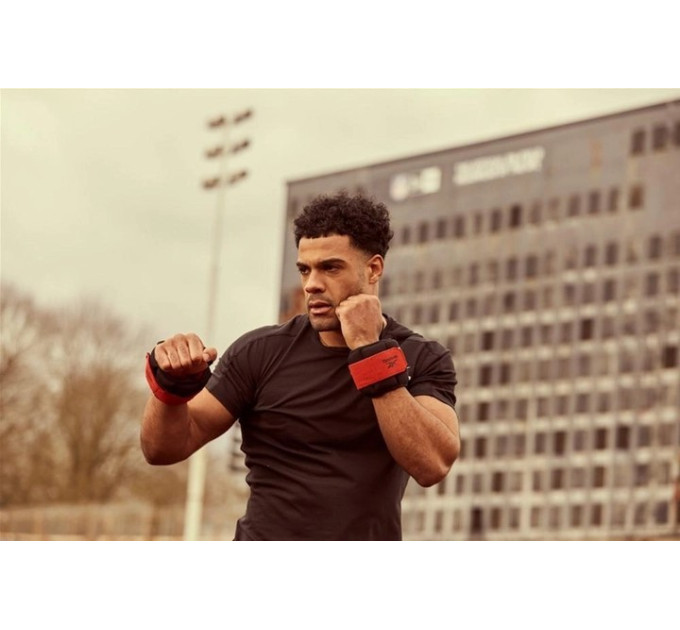 Обважнювачі зап'ястя Reebok Flexlock Wrist Weights чорний, червоний Уні 1 кг RAWT-11261