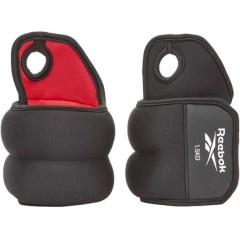 Обважнювачі зап'ястя Reebok Wrist Weights чорний, червоний Уні 1 кг RAWT-11211