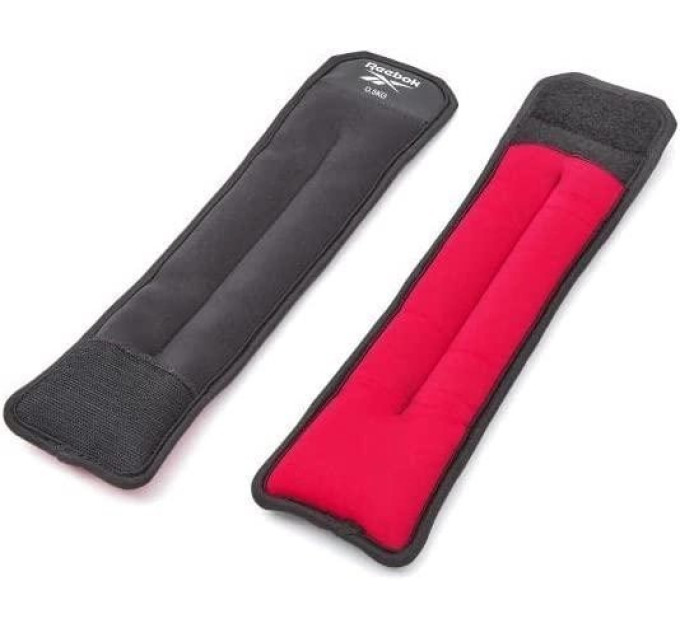 Обважнювачі щиколотки Reebok Ankle Weights чорний, червоний Уні 1.5 кг RAWT-11222