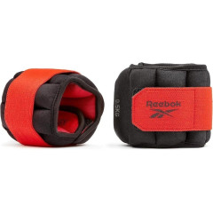Обважнювачі щиколотки Reebok Flexlock Ankle Weights чорний, червоний Уні 1.5 кг RAWT-11272