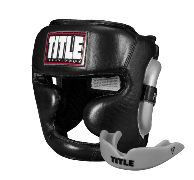 Боксерський шолом TITLE Platinum Premier Full 2.0 Black M (капа в комплекті) Боксерський шолом TITLE Platinum Premier Full 2.0 Black M (капа в комплекті)