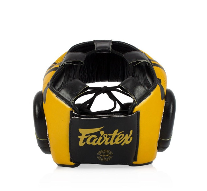 Боксерський шолом Fairtex HG16 Gold XL