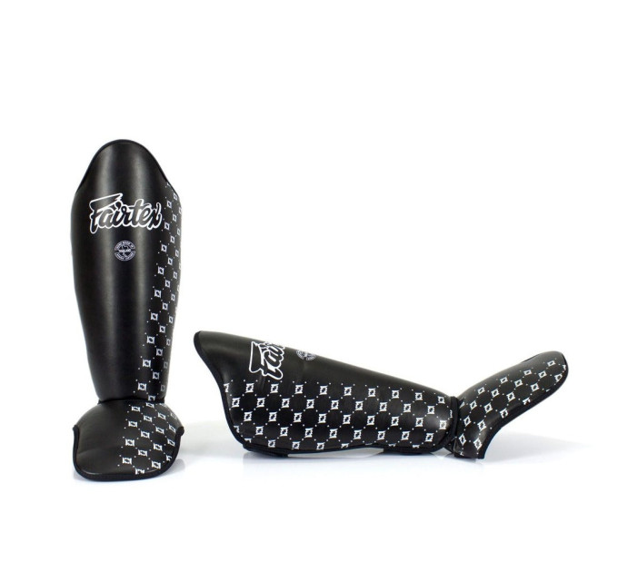 Захист гомілки та стопи Fairtex SP5 Shin Pads Black XL