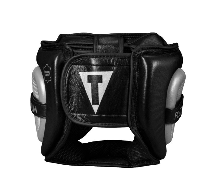Боксерський шолом TITLE Platinum Premier Full 2.0 Black L (капа в комплекті)