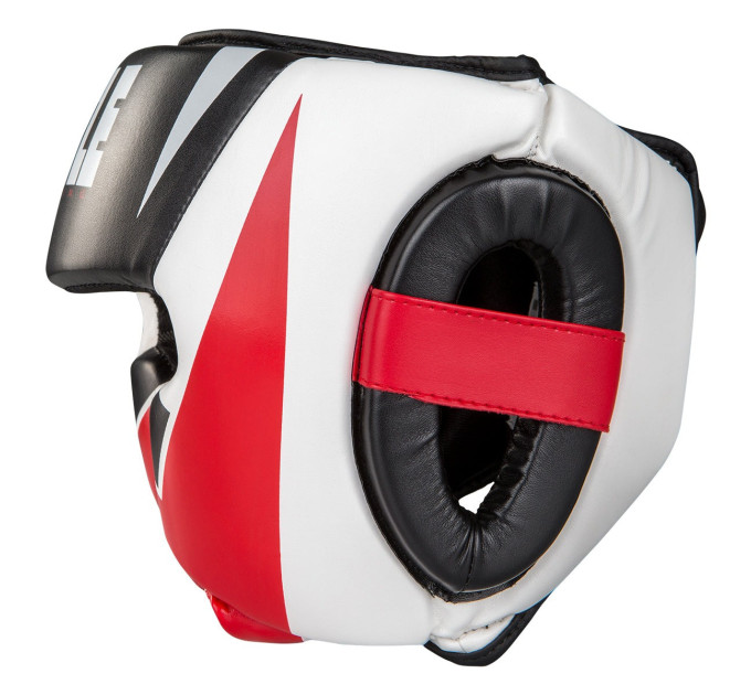Боксерський шолом TITLE MMA Command Black/White/Red M (капа в комплекті)