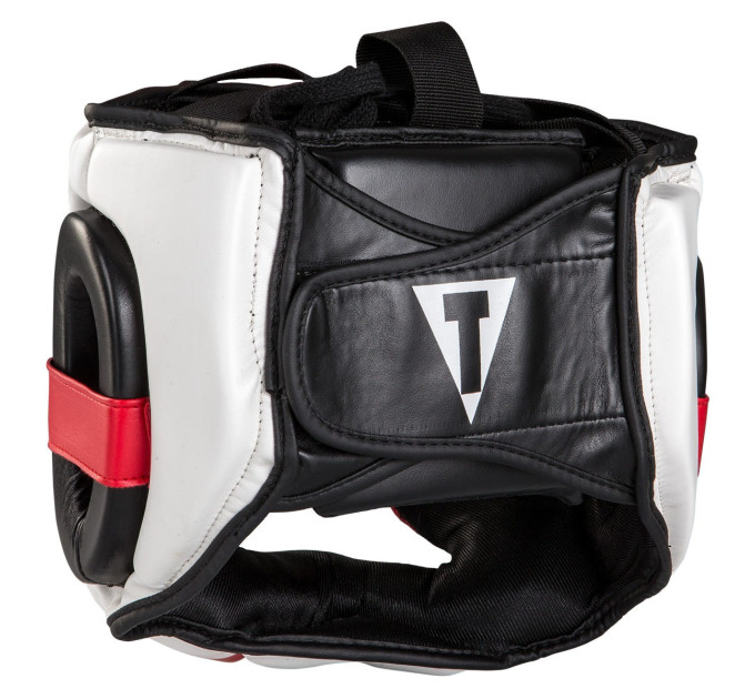 Боксерський шолом TITLE MMA Command Full Black/Red/White L (капа в комплекті)