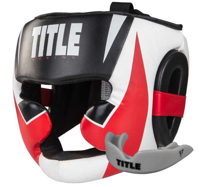 Боксерський шолом TITLE MMA Command Full Black/Red/White M (капа в комплекті) Боксерський шолом TITLE MMA Command Full Black/Red/White M (капа в комплекті)