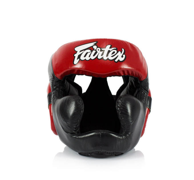 Боксерський шолом Fairtex HG13 Black/Red L