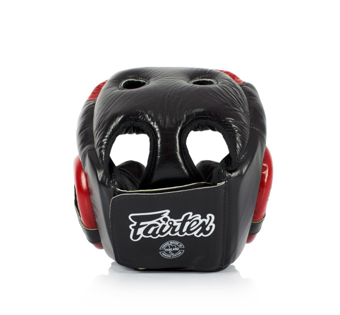Боксерський шолом Fairtex HG13 Black/Red L