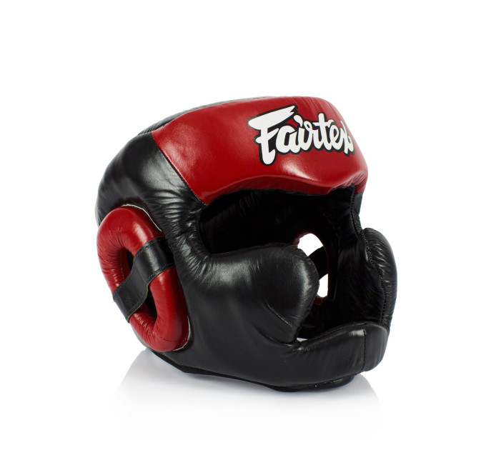 Боксерський шолом Fairtex HG13 Black/Red L