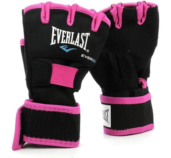 Бинти-рукавички Everlast EVERGEL HAND WRAPS чорний, рожевий Жін S/M P00000736