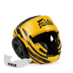 Боксерський шолом Fairtex HG16 Gold M