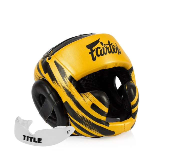 Боксерський шолом Fairtex HG16 Gold L Боксерський шолом Fairtex HG16 Gold L